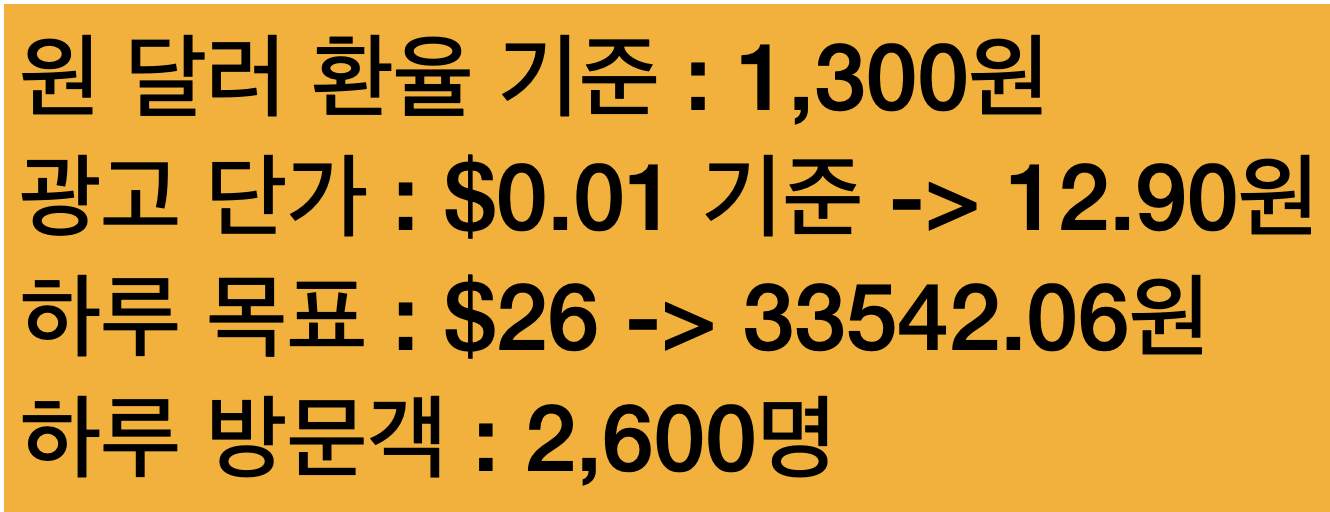티스토리 블로그 월 100만원 수익의 진실 - 나도 블로그로 돈벌고 싶다 3 하루 방문객 계산