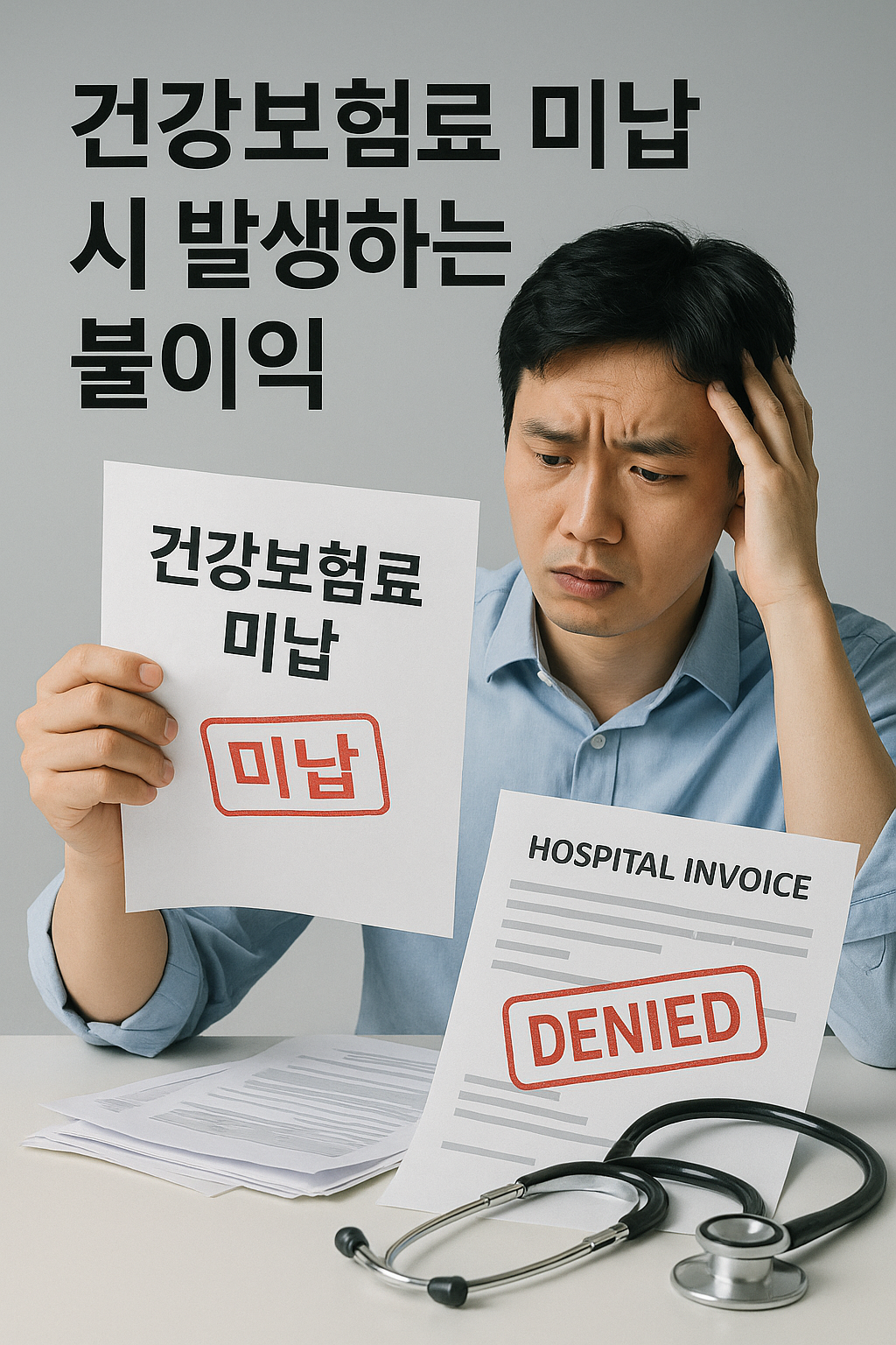 2025 건강보험료 미납, 연체 납부 대처법 : 체납 탕감 방법, 미납자 긴급구제 방법 2 건강보험료 미납 시 불이익