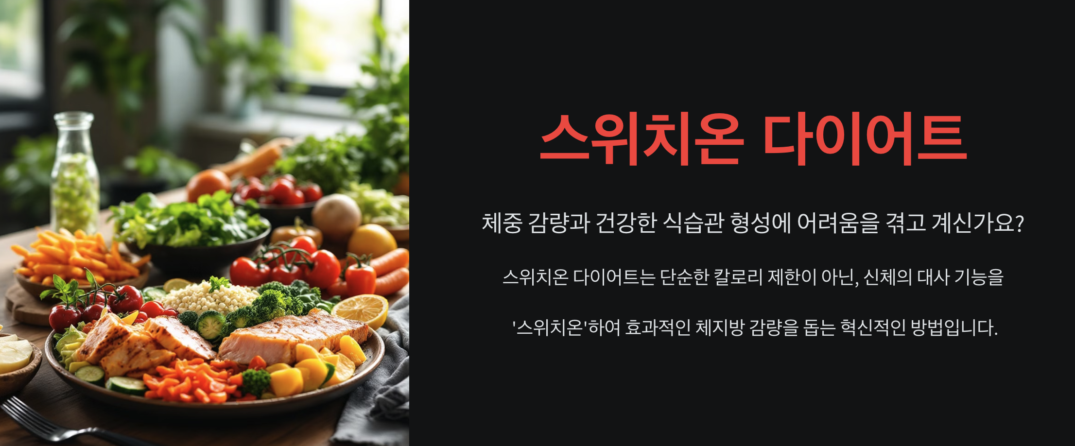 2025년 스위치온 다이어트로 건강하게 체지방 감량하는 놀라운 방법 2 스위치온 다이어트