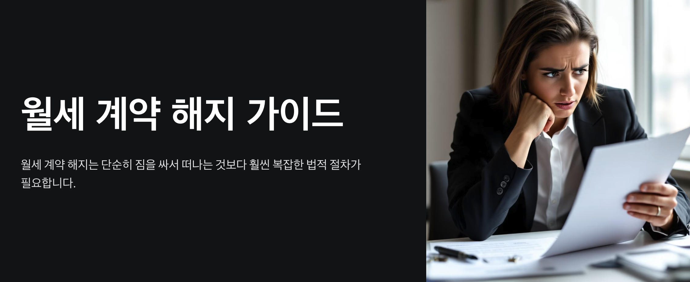 월세 계약 해지 시 알아두어야 할 7가지 핵심 포인트: 임차인의 권리 보호하기 2 월세 계약 해지 가이드