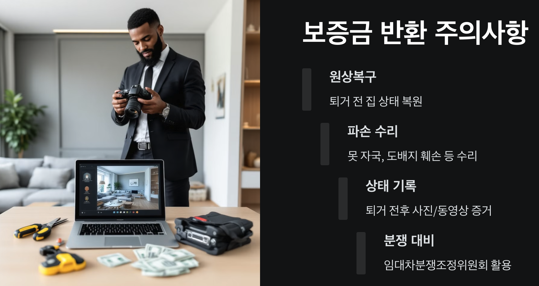 월세 계약 해지 시 알아두어야 할 7가지 핵심 포인트: 임차인의 권리 보호하기 6 보증금 반환 주의사항